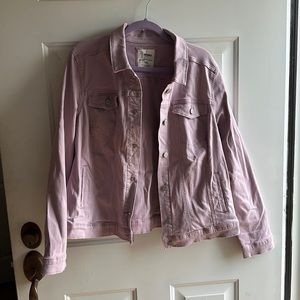 Cute purple jean jacket